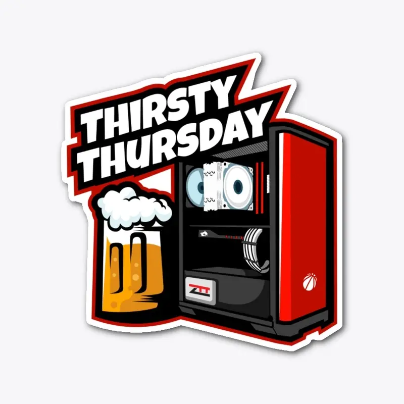 Thirsty Thursday Sticker